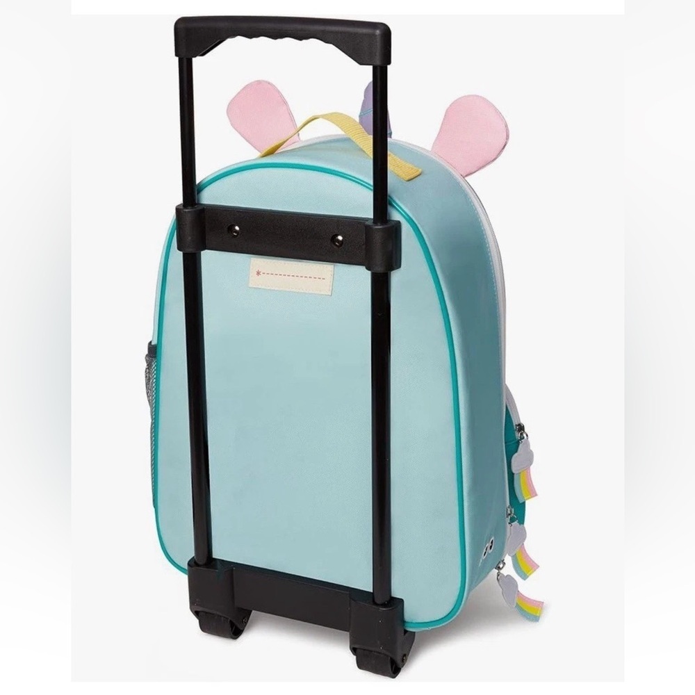 Skip Hop Unicorn Kids Luggage - Aqua and Yellow - Picture 2 of 6